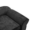 Dog Sofa Dark Gray 28.3"x17.7"x11.8" Plush