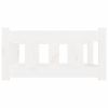 Dog Bed White 29.7"x21.9"x11" Solid Wood Pine