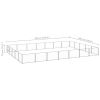 Dog Kennel Silver 376.7 ft² Steel