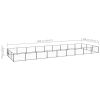 Dog Kennel Black 290.6 ft² Steel
