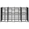 Outdoor Dog Kennel Steel 79.3 ft²