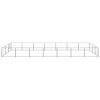 Dog Kennel Silver 266.0 ft² Steel
