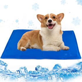 Dog Cooling Mat, Pet Cooling Mat For Dogs And Cats, Pressure Activated Dog Cooling Pad, No Water Or Refrigeration Needed, Non-Toxic Gel (size: 50x65cm)